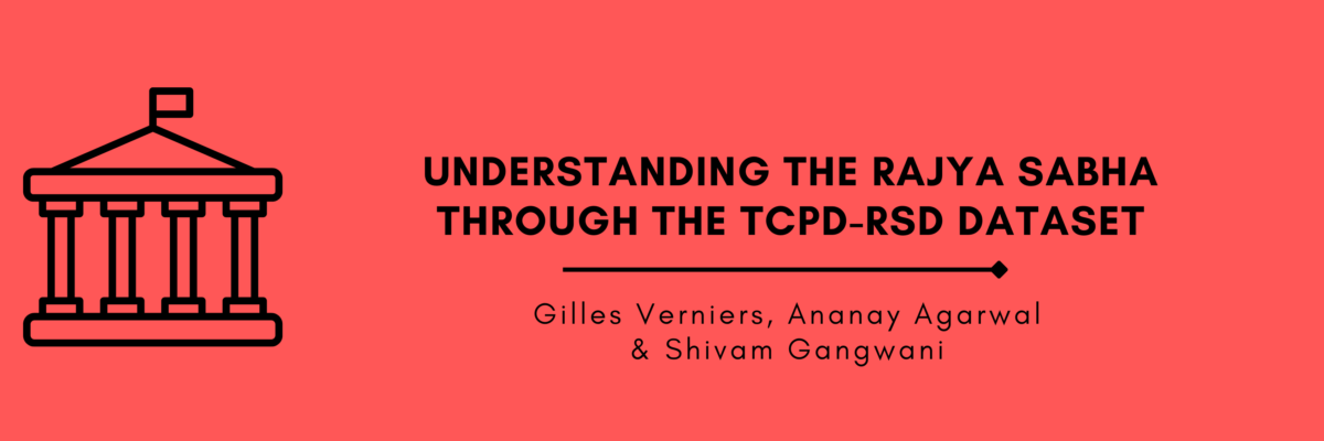 TCPD- Understanding the Rajya Sabha through the TCPD-RSD dataset